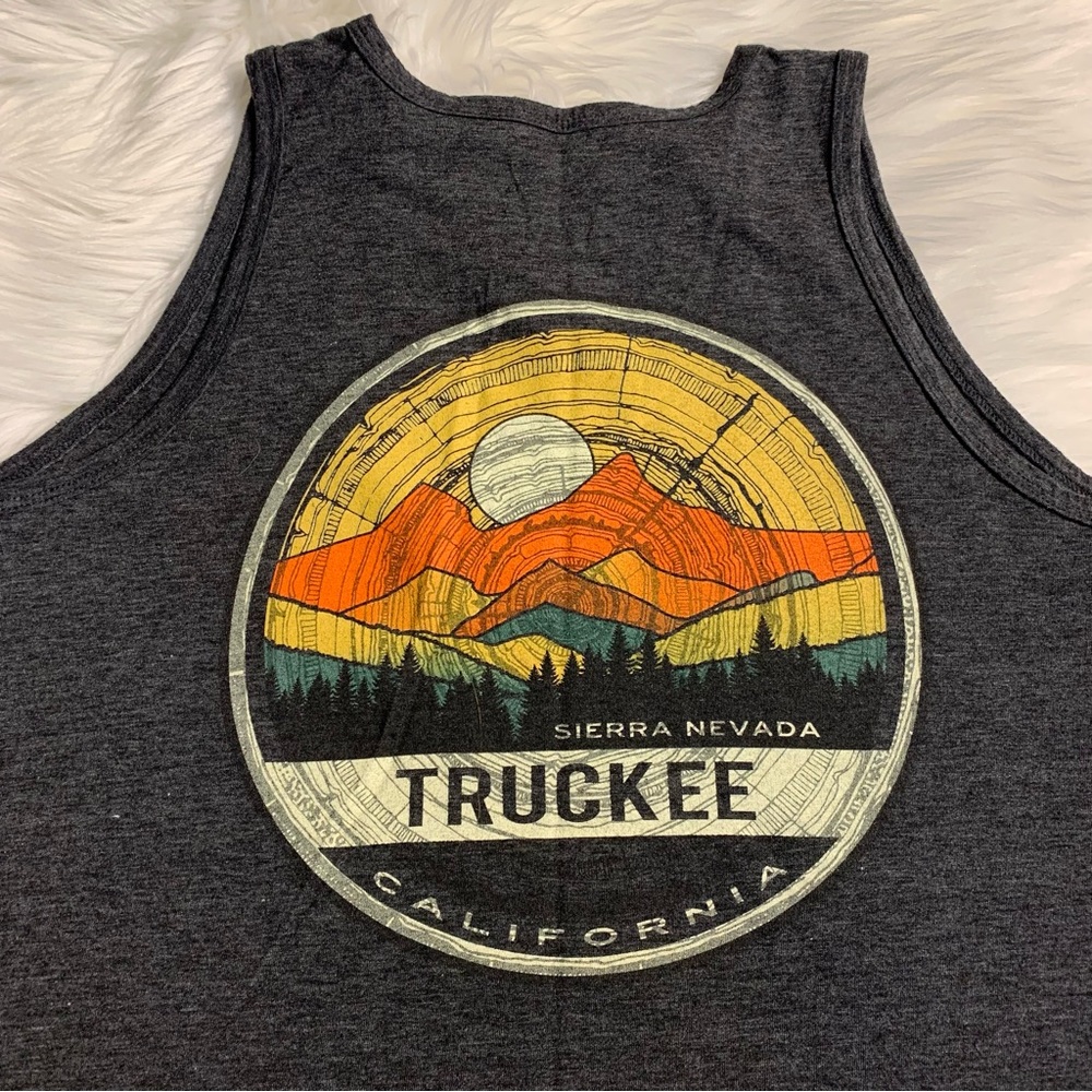 Vintage Truckee California Sleeveless Tank Top Unisex Small